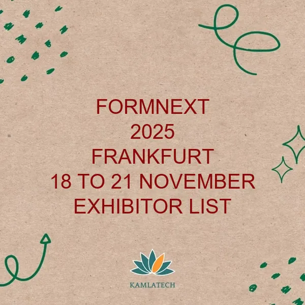 Formnext Frankfurt 2025 Exhibitor List (848 Exhibitors)